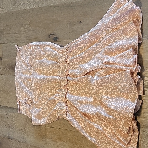 Cute Pink Crowl Neck Dress Size Large - Picture 4 of 5